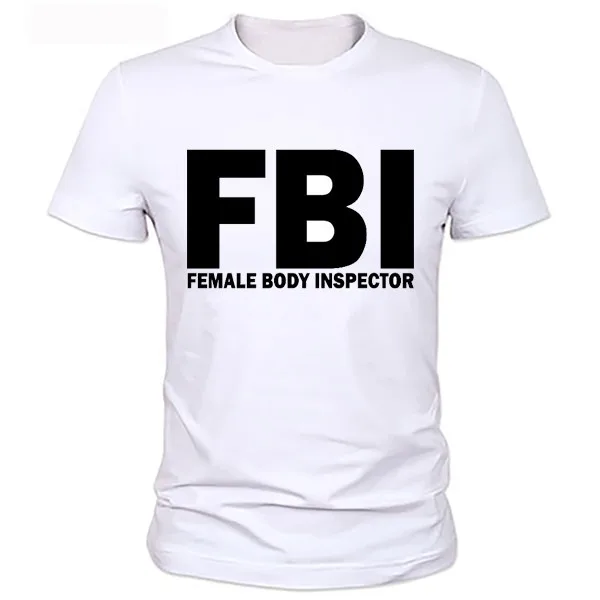 Лучший с надписью ФБР (FBI футболка футболки Hommes аниме сжатия 2020 3D повседневные