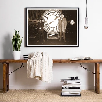 

Back to the Future Poster Classic Movie Printed Alternative Film Retro Picture Vintage Style Wall Art Canvas Painting Home Decor