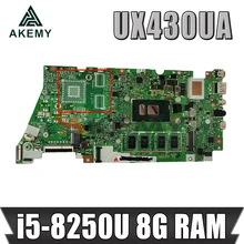 UX430UAR UX430UN i5-8250CPU per Asus UX430U UX430UAR UX430UA UX430UN scheda madre del computer portatile REV2.0 100% Test