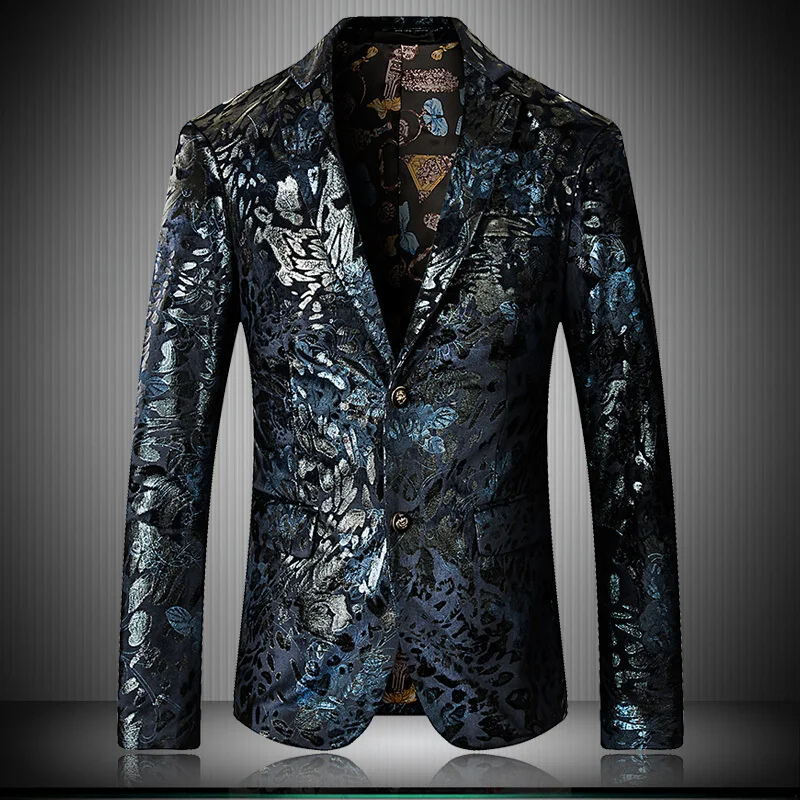 

New Spring Europe And The United British Wind Suit Dress Male Clothes Large Size Men's Jacket Tide Fat Quality Materials Rayon