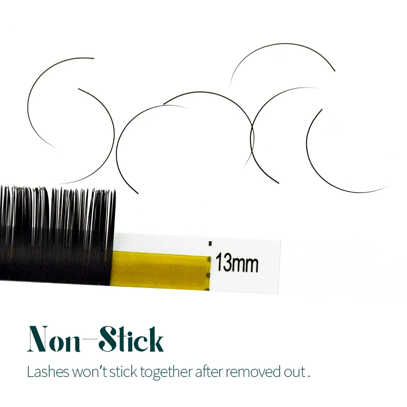 H&L SINCE 1990 16Rows Faux mink individual eyelash extensions for professionals soft mink matte lash