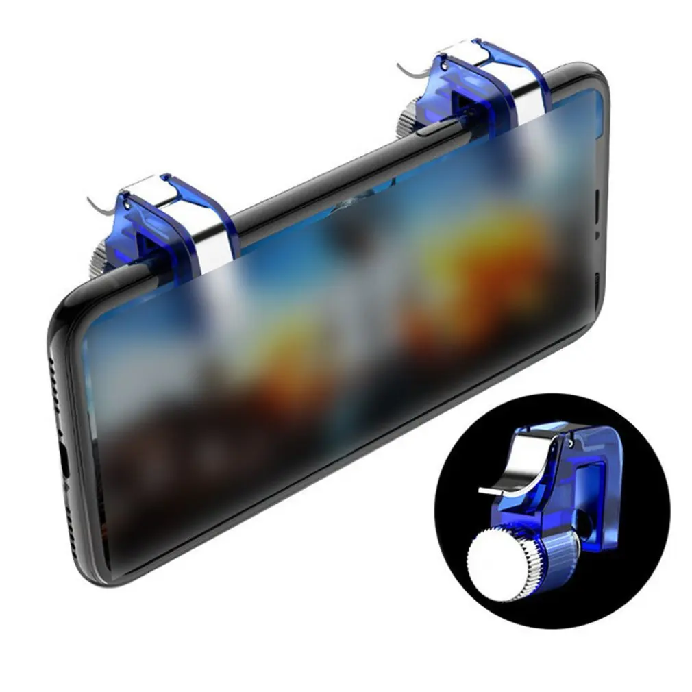 

2pcs/lot R11 Metal Smart Phone Mobile Gaming Trigger For PUBG Mobile Gamepad Fire Button Aim Key L1 R1 Shooter Pubg Controller