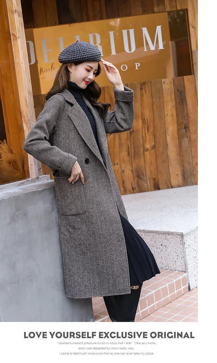 casaco feminino зимнее женское пальто abrigos mujer inverno sobretudo пончо feminino manteau плюс размер женское пальто шерстяные смеси