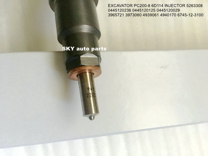 Экскаватор PC200-8 6D114 инжектор 5263308 0445120236 0445120125 0445120029 3965721 3973060 4939061 4940170 6745-12-3100