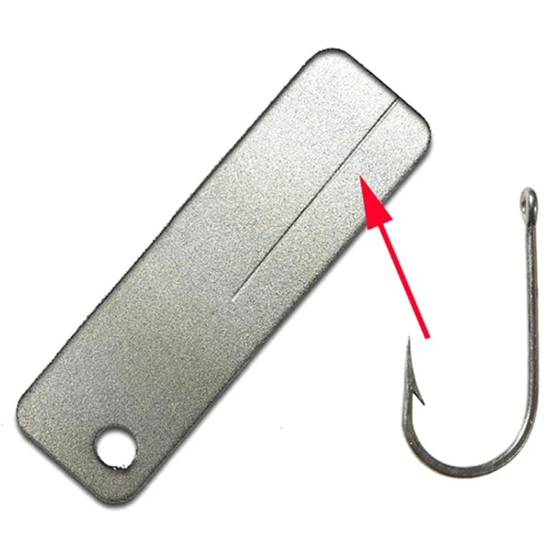 EDC Pocket Diamond Stone Sharpener Keychain Sharpener Portabl I4U2 Outdoor H0P4