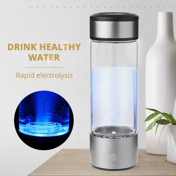 

ABFU-400-500ML Portable Hydrogen Rich Water Maker Ionizer Generator Bottle Cup Xmas Gifts Straight