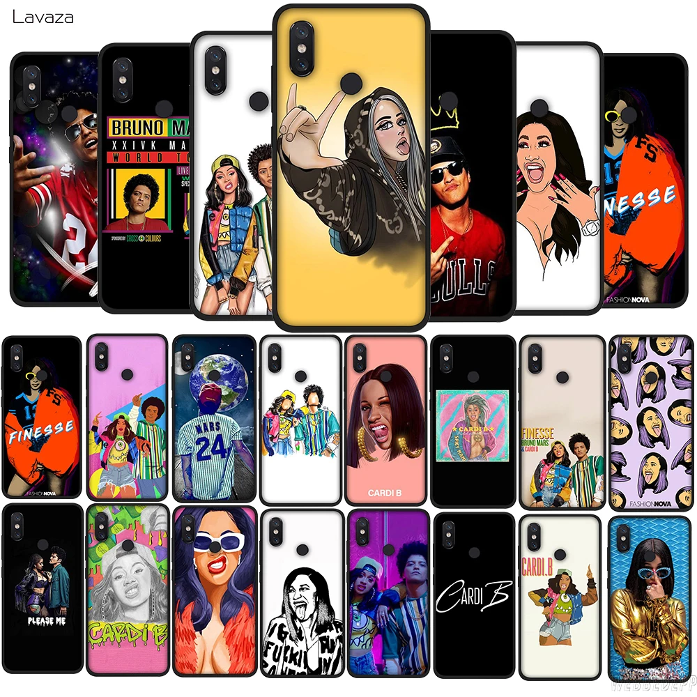 Lavaza Cardi B and Bruno Mars TPU Phone Silicone Cover for Xiaomi Redmi 5A 6A 7A 8A 5 6 7 8 K20 Pro Soft Case | Мобильные телефоны