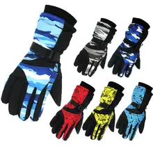 Yiwa мужские водонепроницаемые дышащие утолщенные теплые уличные спортивные перчатки для катания на лыжах