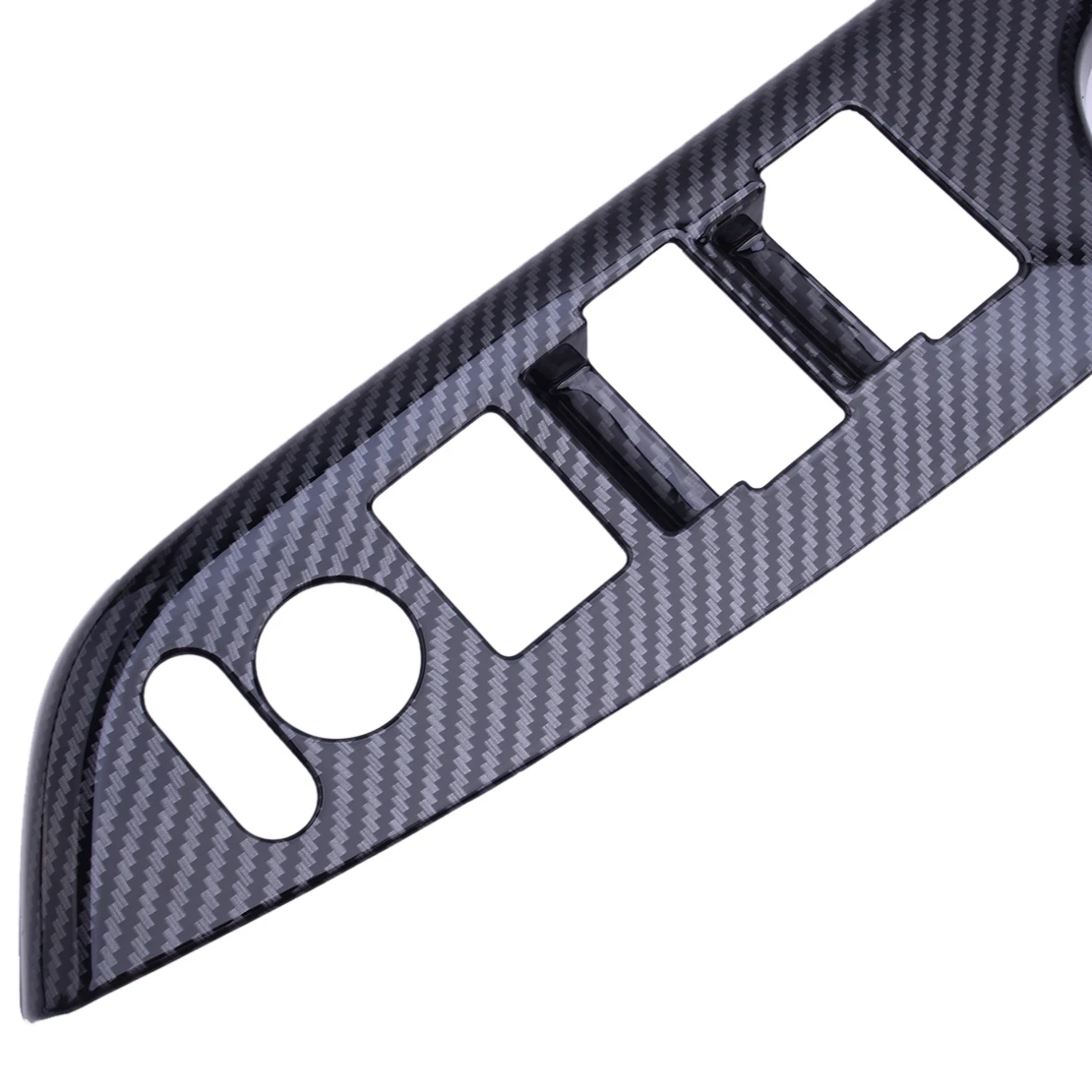 1Set Carbon Fiber Style Window Lift Switch Panel Cover Trim Moulding Fit For Honda CRV 2012 2013 2014 2015 2016