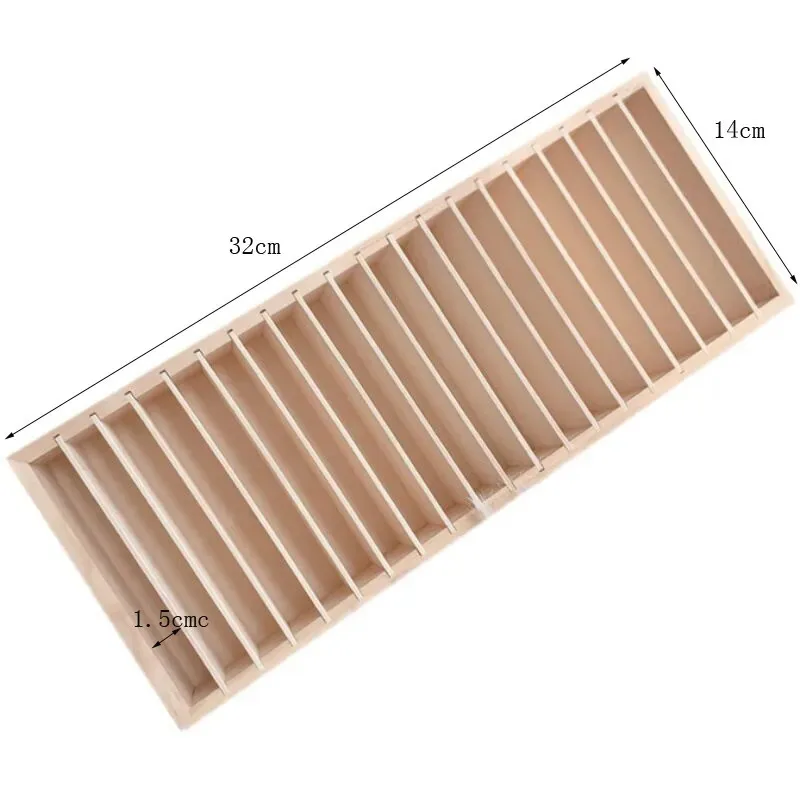 Wooden Bracelet Storage Box Organizer Holder Display Stand Removable Wooden Tray Jewelry Wooden Box Home Shop Decor Women