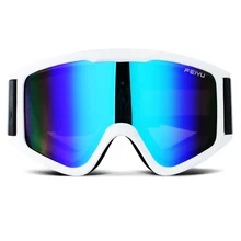 Детские лыжные очки, двухслойные линзы, противотуманные лыжные очки для мальчиков и девочек, Лыжный спорт, сноуборд, снегоход, Детские Зимние снежные очки