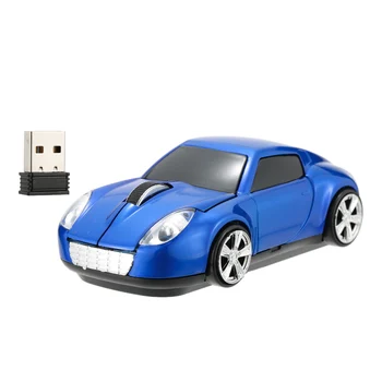 

2.4GHz Wireless Mouse/Mice Racing Car Shaped Optical USB Mouse 3D Buttons 1000 DPI/CPI Computer Gaming Mouse for PC Laptop Gamer