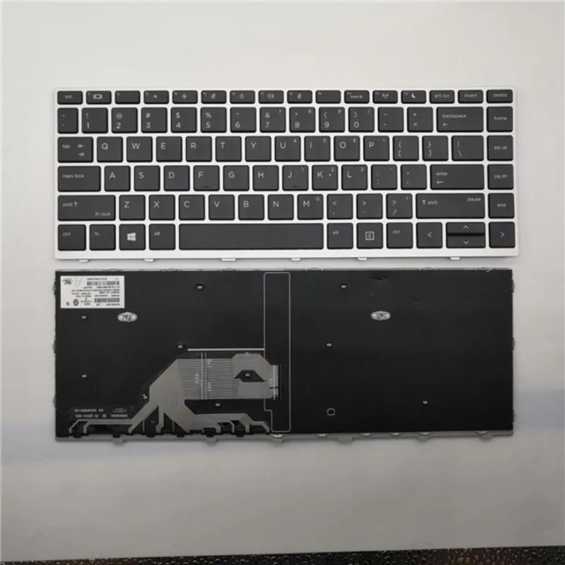 (90% новинка) Клавиатура для ноутбука HP ProBook 430 G5 440 445 ZHAN 66 Pro G1 с рамкой клавиатуры