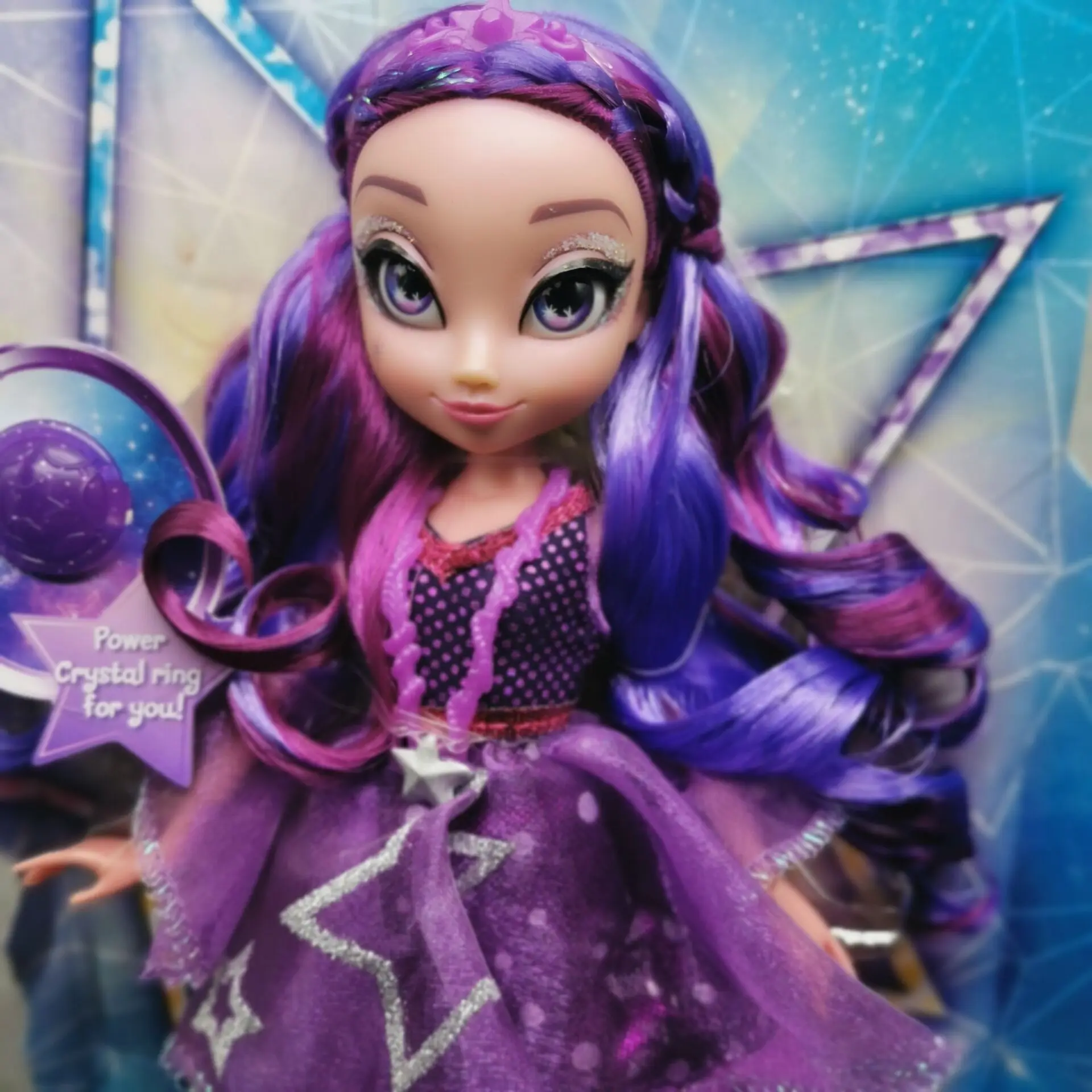 Высокое качество, модная Оригинальная кукла принцессы, BJD кукла, фиолетовые волосы и красивая одежда, нарядная кукла, лучший подарок для ребенка
