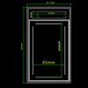2pcs Trading Card Slab Game psa Star Card Identification Box Slab Sleeves Toploader Acrylic Material 1