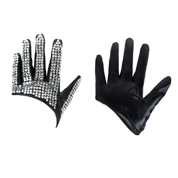 

Women Half Palm Golves Leather Dancing Gloves Cosplay Costume Gloves Mittens Lady Driving Show Pole Dance Mittens for Women Men