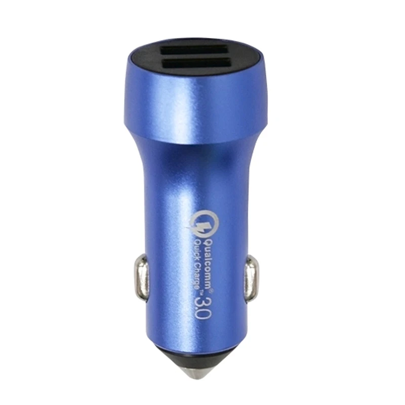 

2 USB Quick Charge 3.0 Usb Car Charger For Xiaomi Mi 9 8 Huawei MATE 20 Samsung S8 Fast Car Charging Phone Charger