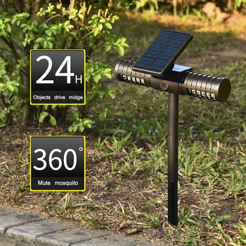 

Outdoor Tuin Muggen Killer Uv Led Lamp IP65 Waterdichte Zonne-energie Led Solar/Usb Opladen Automatische Schakelaar Mosquito