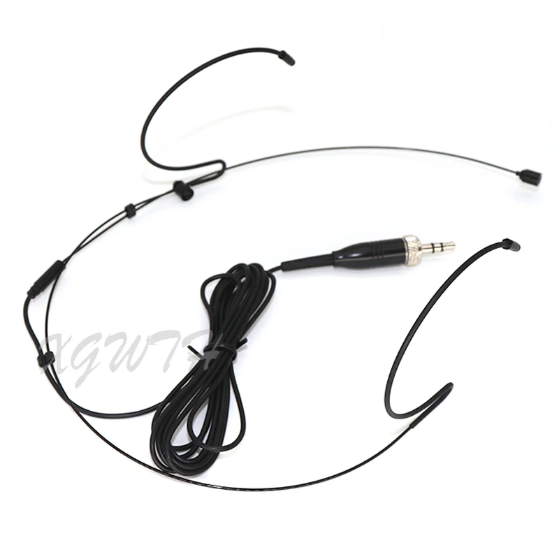 Fone de Ouvido Sistema sem Fio Mic para Mipro Preto Dupla Orelha Gancho Microfone Headworn Sennheiser Shure Akg Samson Audio-technica - Image 4