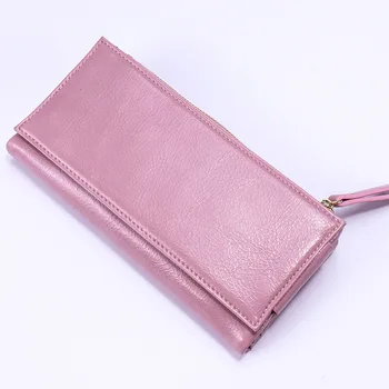 

2020 Wallet Women's Korean-style Students Three Fold Card Bit More Women's Wallet Long Clutch Multi-functional Phone Bag