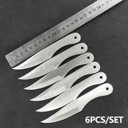 Épée volante Ninja Shuriken, 6 pièces/ensemble, accessoires Arts martiaux, feuille de saule, accessoires d'auto défense personnelle de plein air, couteau 