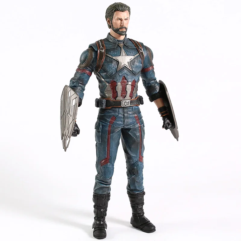 Мстители Endgame Капитан Америка ПВХ фигурка Коллекционная модель игрушки 1" 30 см