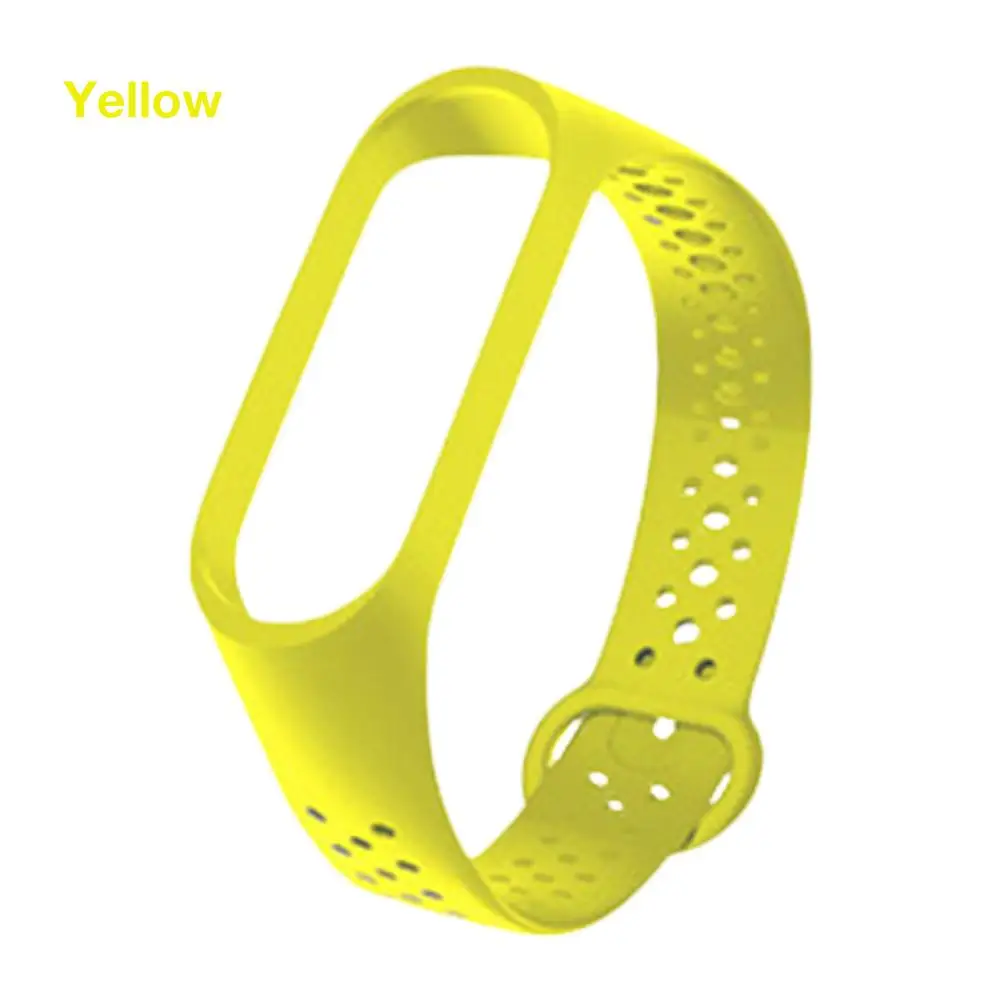 

Yayuu TPU Solid color strap For Xiaomi Mi Band 3 4 Bracelet Replacement Wrist Strap Sport Breathable Smart Watch Band Accessiers