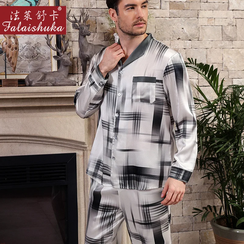 Рисунок 2 - Мужская Шелковая пижама T9028