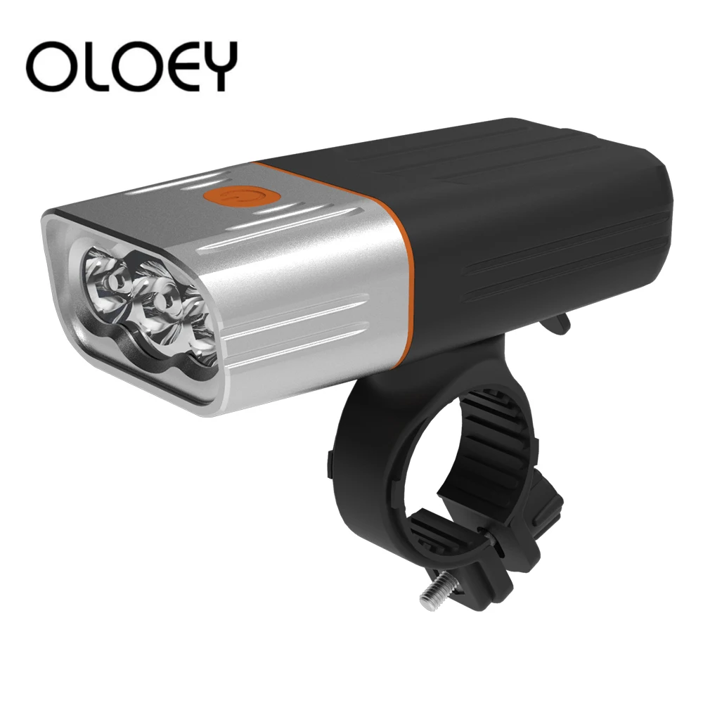 

OLOEY Bike T6 LED Built-In 5200mAh18650 Bicycle Light Lantern For Cycling Flashlight USB Rechargeable Headlight Lamp Accessories