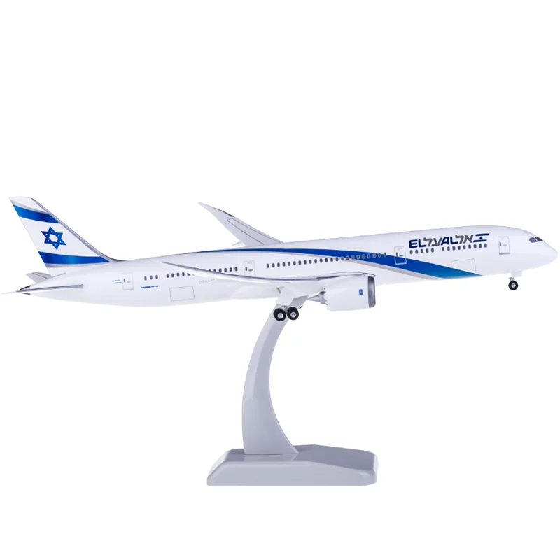 32 см 1:200 весы B787 787-9 Израиль Airline Смола самолет Дисплей авиалайнер подарок для