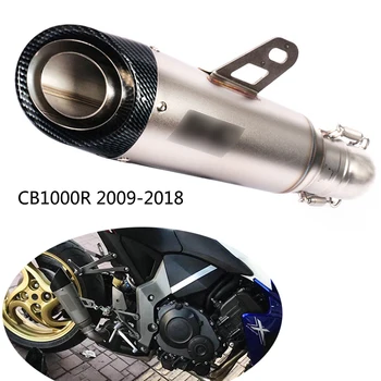 

Exhaust Set for 2009-2018 Honda CB1000R Motorcycle Exhaust Pipe Mid Link Pipe Slip On 51mm Escape No Db Killer Reserve Catalyst
