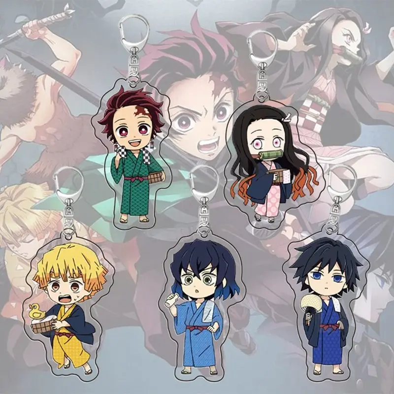 Набор акриловых аксессуар-брелок для косплея аниме killer Kimetsu No Yaiba Kamado Tanjirou