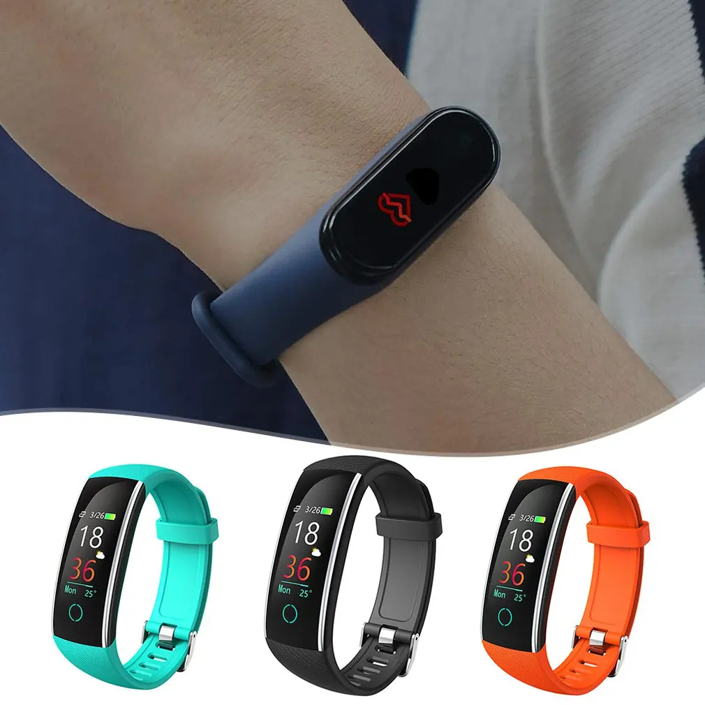Colorful Smart Wireless Fitness Tracker Sleep Heart Rate Sport Smart Watch Smart Wristband Pedometer