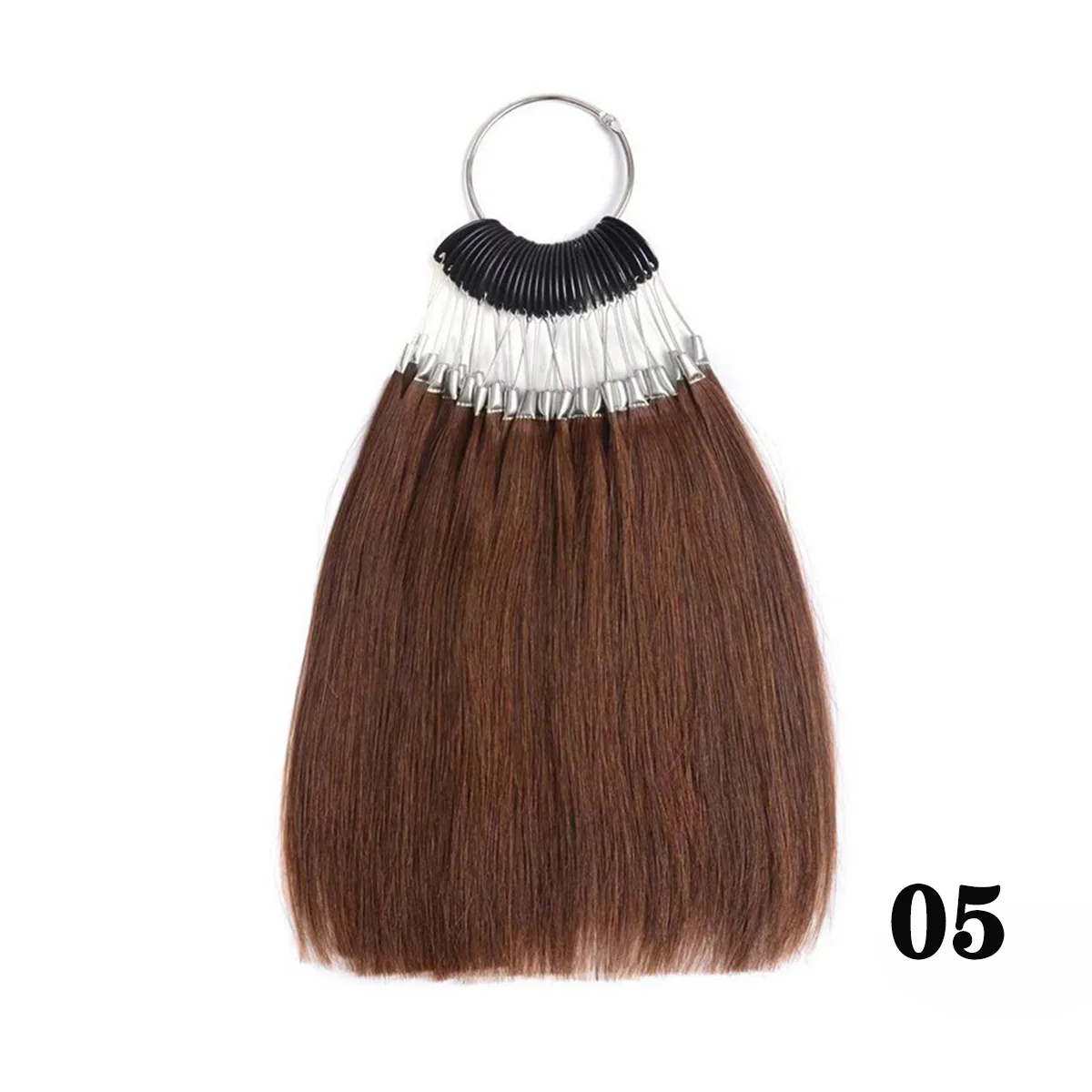 100% human hair colorin color chart hair strands test rings For beauty salon hairdressing salon supplies on rings