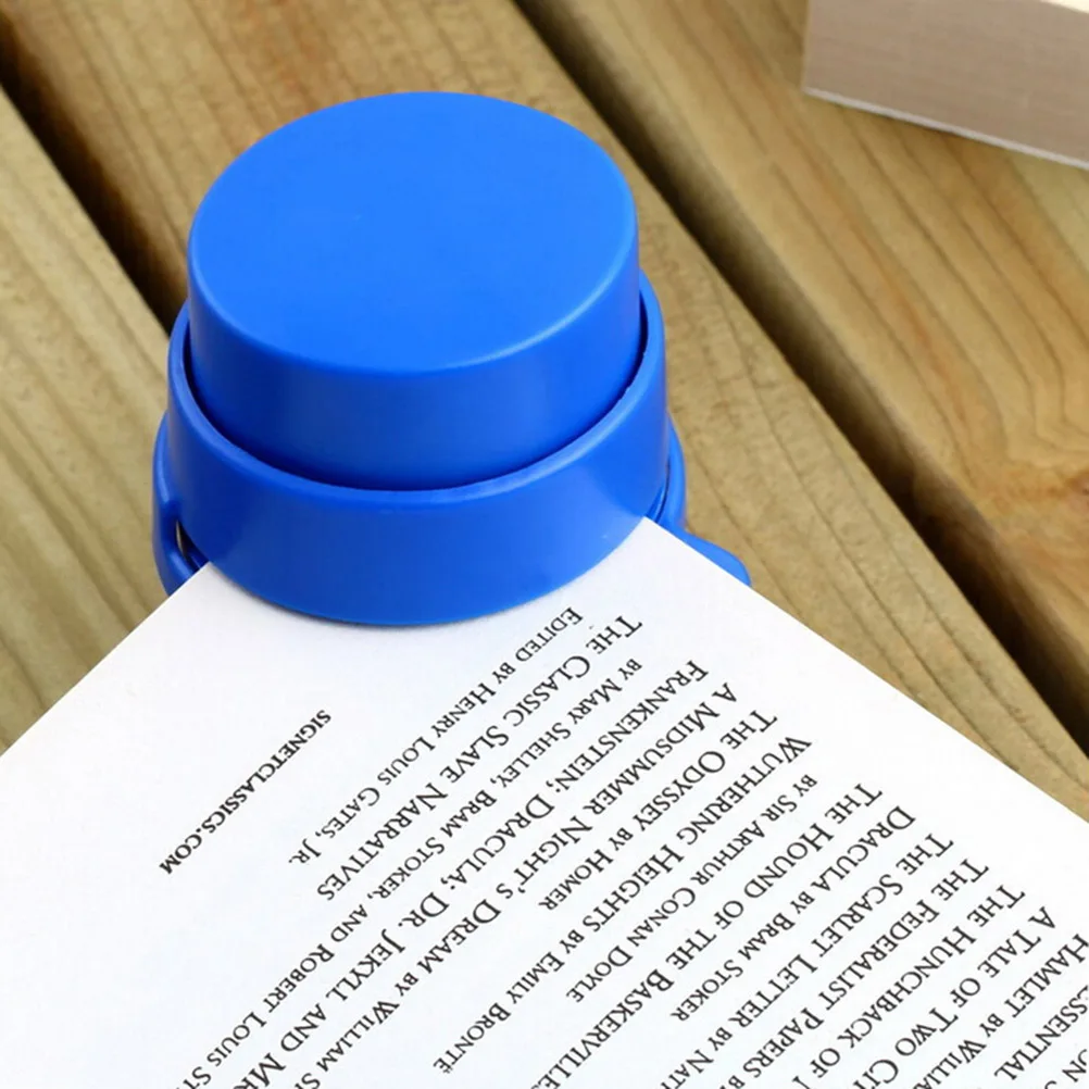 Ручной мини безопасный степлер без скоб степлер 3-5 страниц емкость для переплета бумаги бизнес школы офиса