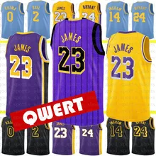 Мужские футболки lebron 23 lebron james 2 lonzo ball 0 kyle kuzma 14 brandon ingram 24 bryant