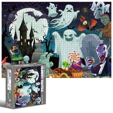 Puzzle en forme spéciale de 2000 pièces, jouet de qualité supérieure, nouveau, château sombre, démon, défi Impossible, jeu de cerveau, offre spéciale