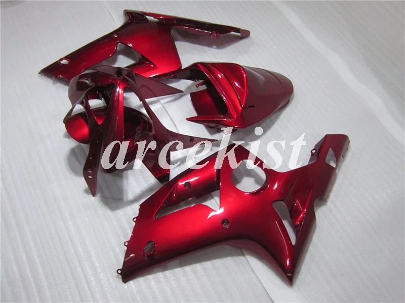 

OEM Quality Injection Mold Motorcycle New ABS Fairings kit Fit For kawasaki Ninja ZX-6R ZX6R 636 2003 2004 Custom Free All red glossy