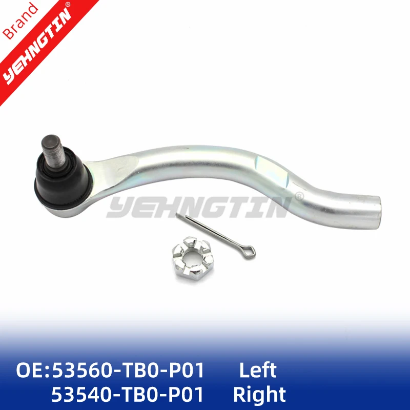 

Left & Right 53560-TB0-P01 53540-TB0-P01 Power Steering Outer Tie Rod Set End Set For Honda Acura TSX 2009-2014