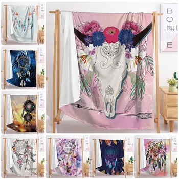 

2020 new dream catcher export Throw Blanket flannel blanket blanket cover blanket single double bedding men and women bedding