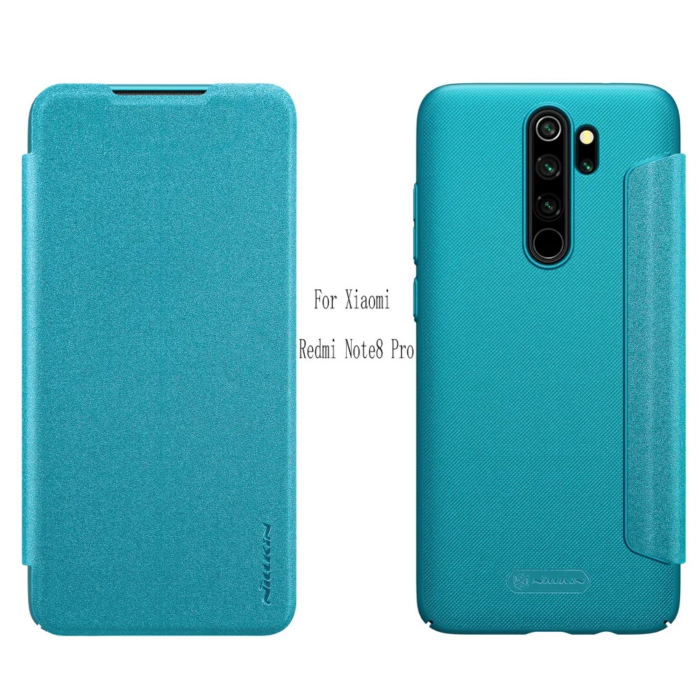 Для xiaomi redmi 4x чехол NILLKIN sparkle PU кожаный флип smart wake up для Note 7/7s/7 Pro Чехол 8/8 Pro|flip cover|case
