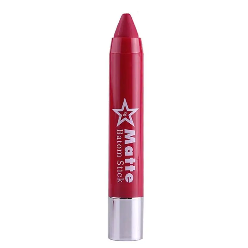 27 MISS ROSE Star Matte Lipstick Pencil Waterproof Moisturizing Lipsticks Makeup Contour Cosmetics - Цвет: 27