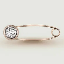 Булавка из серебра с фианитом AQUAMARINE 70482А.6