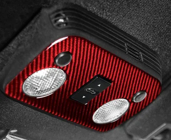 

Reading Light Frame Trim Cover Interior Mouldings Styling Car Accessorie Carbon Fiber Car Sticker For Ford Mustang 2009-2013