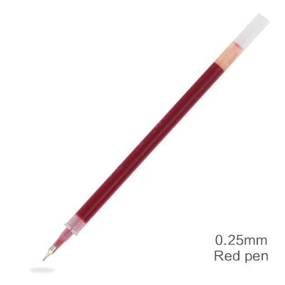 HC2.5-red-refill 1 шт., гелевая ручка для пилота HI-TEC-C высокой емкости, 0,3 мм, 0,4 мм, 0,5 мм, 0,25 мм, Financial Pen, японские принадлежности для письма - Цвет: HC2.5-red-refill