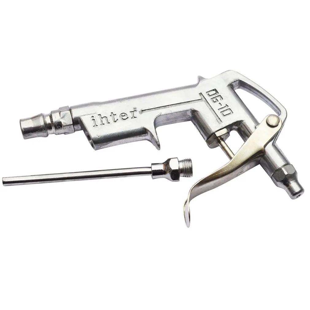 

1Pcs Air Compressor Dust Duster Trigger Handle 1/4" Compressed Alloy Nozzle Blow Gun DG-10