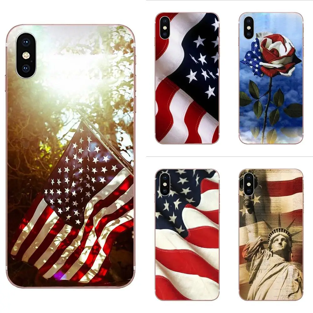 God Bless The Usa Flag Drawing TPU For Galaxy Alpha Note 10 Pro A10 A20 A20E A30 A40 A50 A60 A70 A80 A90 M10 M20 M30 M40 | Мобильные