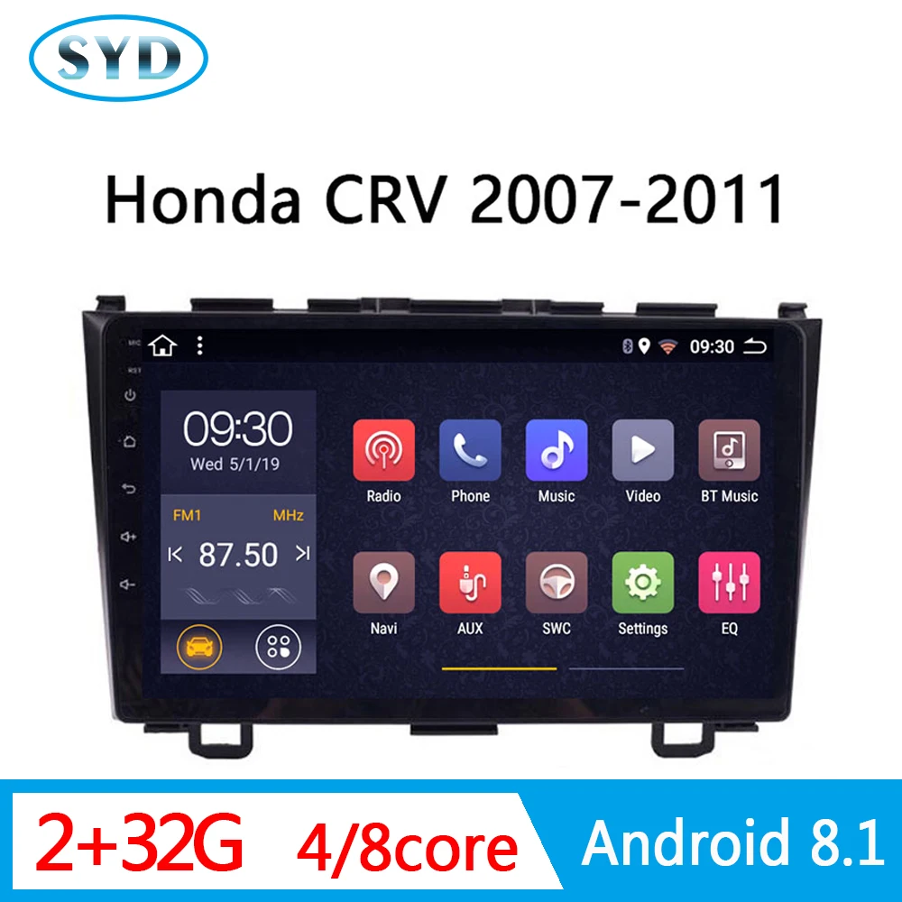 Автомагнитола для Honda CRV 2006 2007 2008 2011 DVD аудио стерео мультимедийная система
