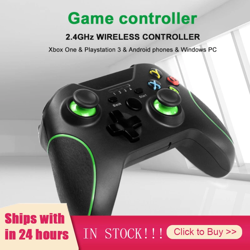 For Xbox One Wireless Gamepad For Ps3 Pc Win7 8 10 Remote Controller Joypad Game Joystick For Android Phone Otg 2 4g Receiver Gamepads Aliexpress