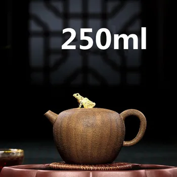 

2020 Sale Tetera Ceramic Teapot Chinese Yixing Zisha Clay Gongfu Tea Set Infuser 250ml New Arrived High Quality With Gift Box